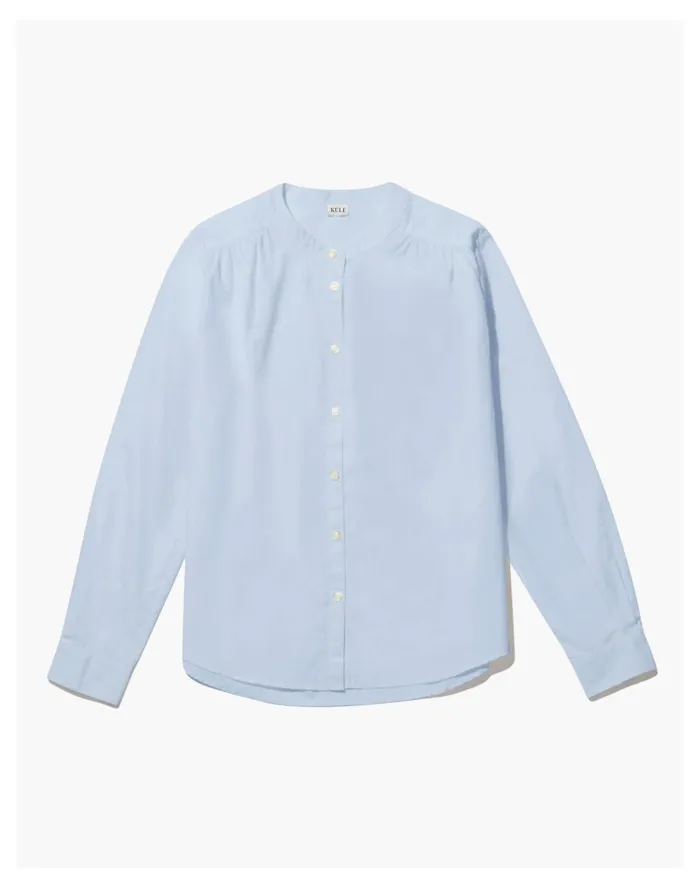 Women KULE The McGraw Blue Madewell Tops and Shirts
