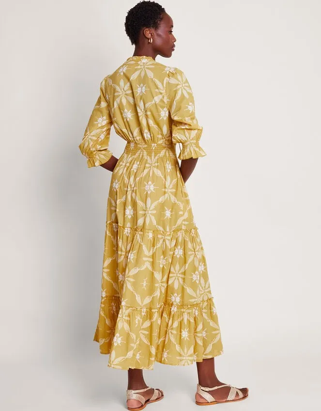 Women La Galeria Elefante Print Dress Yellow Monsoon Dresses