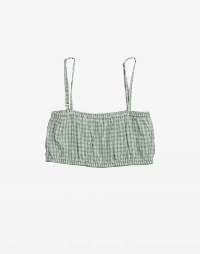 Women LAUDE The Label Elastic Bandeau Blue Multi Madewell Tops and Shirts