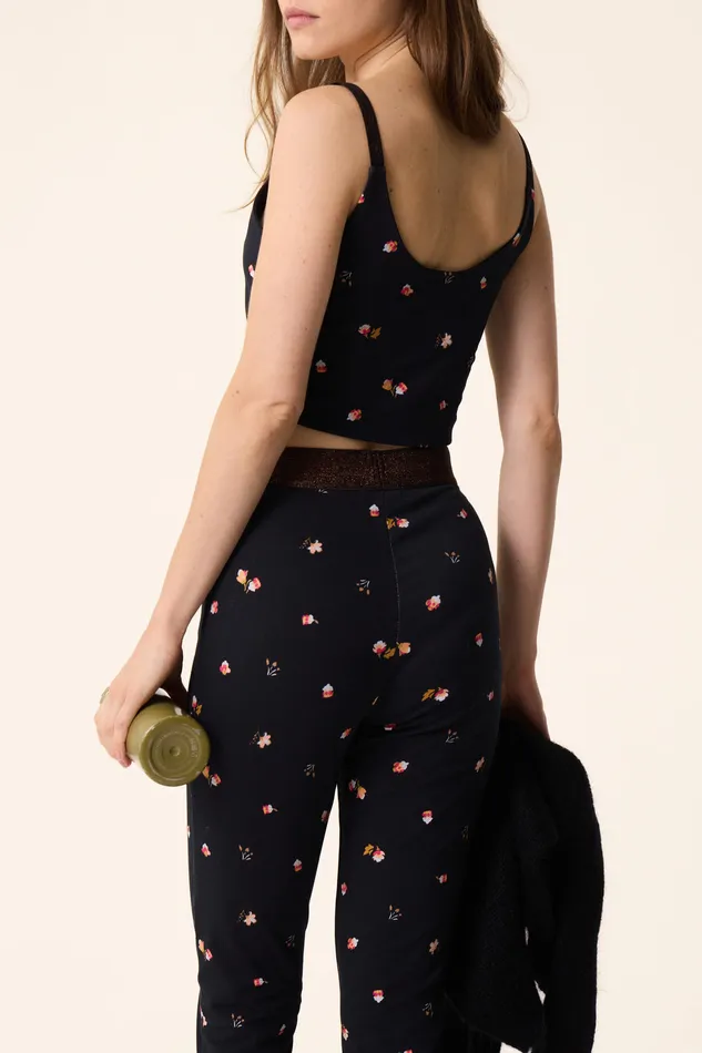 Women Leggings Jaja Bloom Legging Coton Multicolore Des Petits Hauts Trousers and Jumpsuits