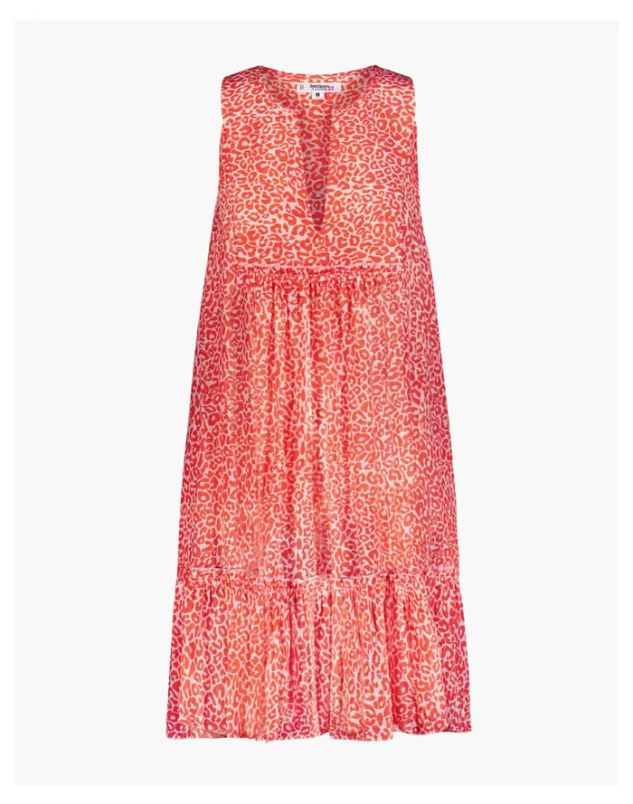 Women Lemlem Halima Bib Dress Coral Madewell Dresses
