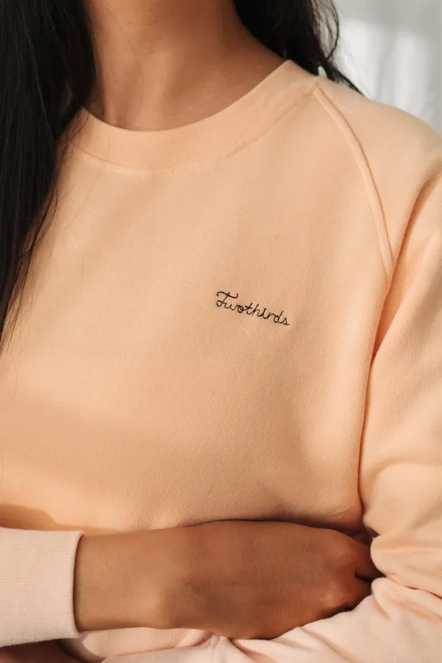Women Leskov 8211 Bleached Apricot TWOTHIRDS Sweatshirts