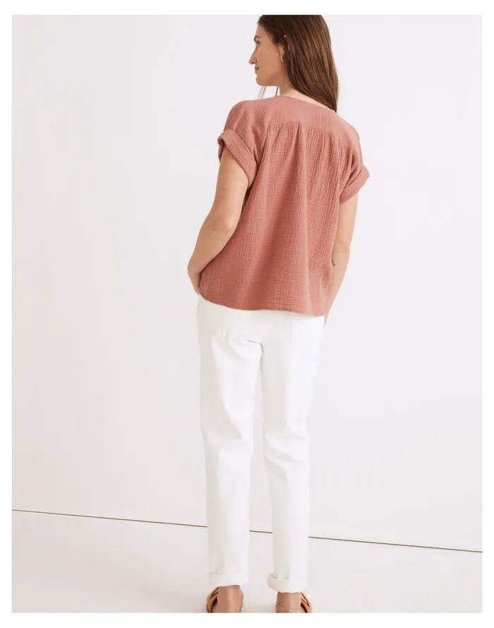 Women Lightspun Westing Shirt Vintage Quartz Madewell Tops and Shirts Women Lightspun Westing Shirt Vintage Quartz Madewell Tops and Shirts