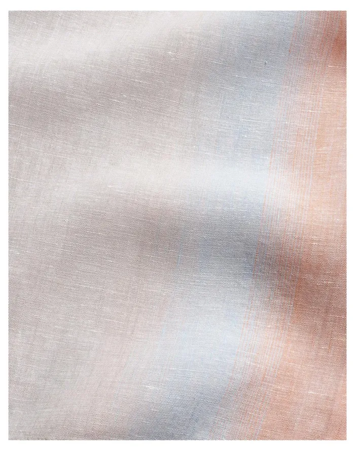 Women Linen Beachside Shirt In Ombr Stripe Ombre Orange Blue Madewell Tops and Shirts Women Linen Beachside Shirt In Ombr Stripe Ombre Orange Blue Madewell Tops and Shirts