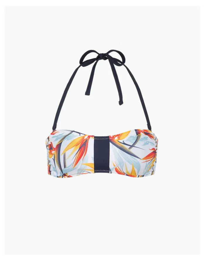 Women LIVELY Bandeau Bikini Top Patterned Quilt Madewell Swim Women LIVELY Bandeau Bikini Top Patterned Quilt Madewell Swim