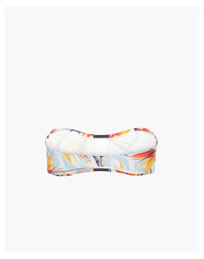 Women LIVELY Bandeau Bikini Top Patterned Quilt Madewell Swim Women LIVELY Bandeau Bikini Top Patterned Quilt Madewell Swim