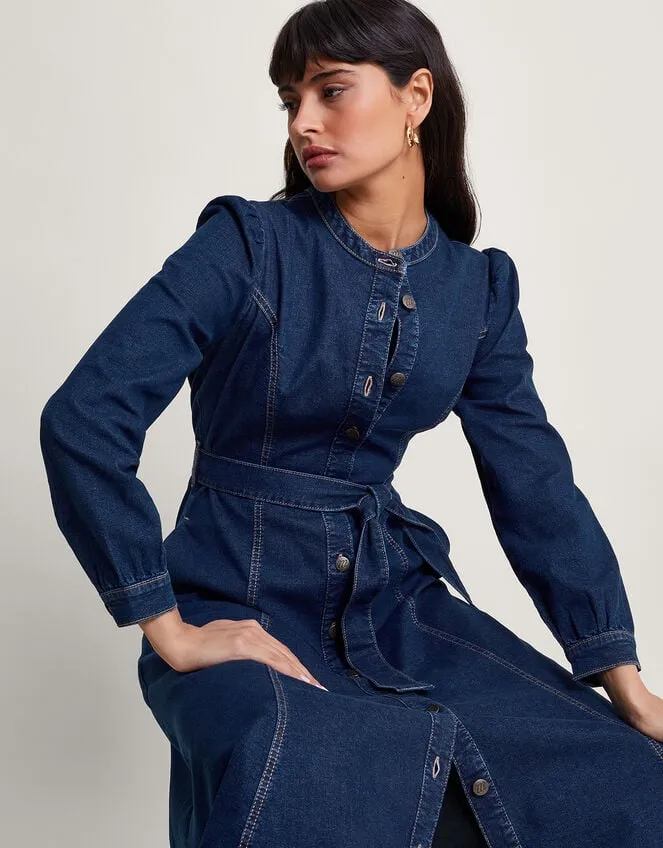 Women Lulu Denim Dress Blue Monsoon Dresses