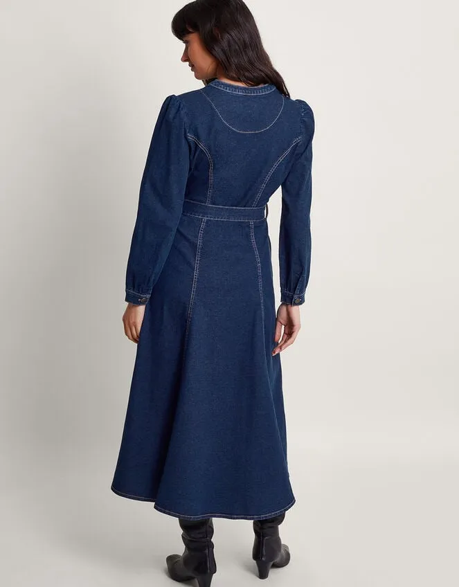 Women Lulu Denim Dress Blue Monsoon Dresses