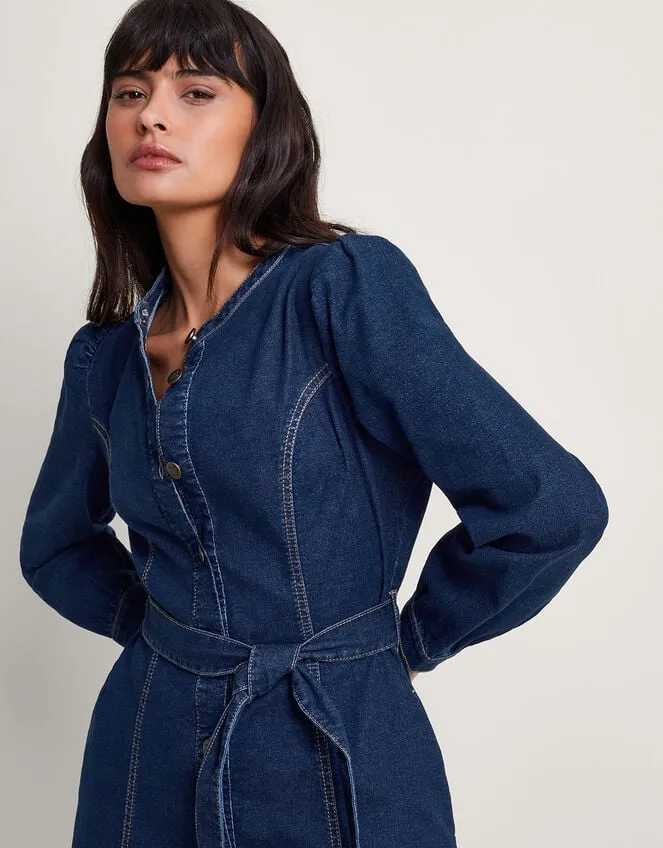 Women Lulu Denim Dress Blue Monsoon Dresses