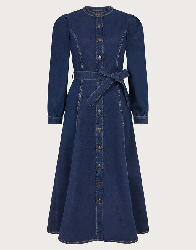 Women Lulu Denim Dress Blue Monsoon Dresses