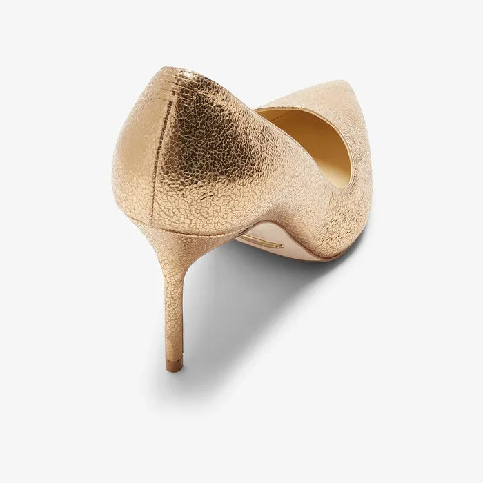 Women M M LaFleur The MMLaFleur x Sarah Flint Perfect Pump 85 Gold Crackle Shoes