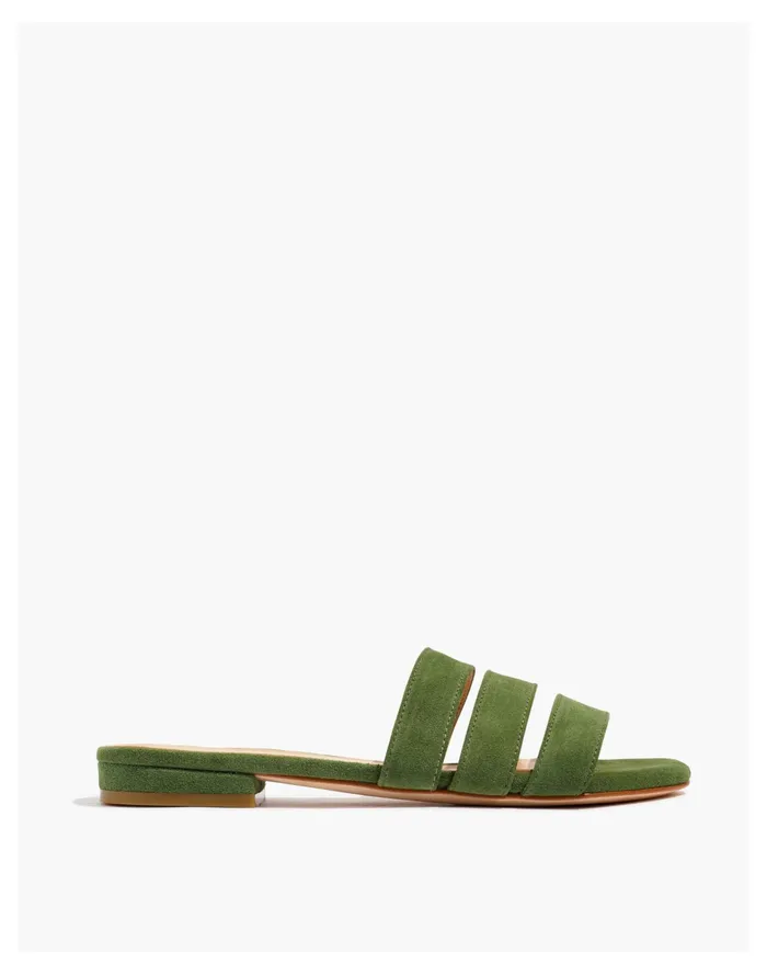 Women Maam Shoes Suede CJ Slide Sandals Agave Madewell Sandals Women Maam Shoes Suede CJ Slide Sandals Agave Madewell Sandals