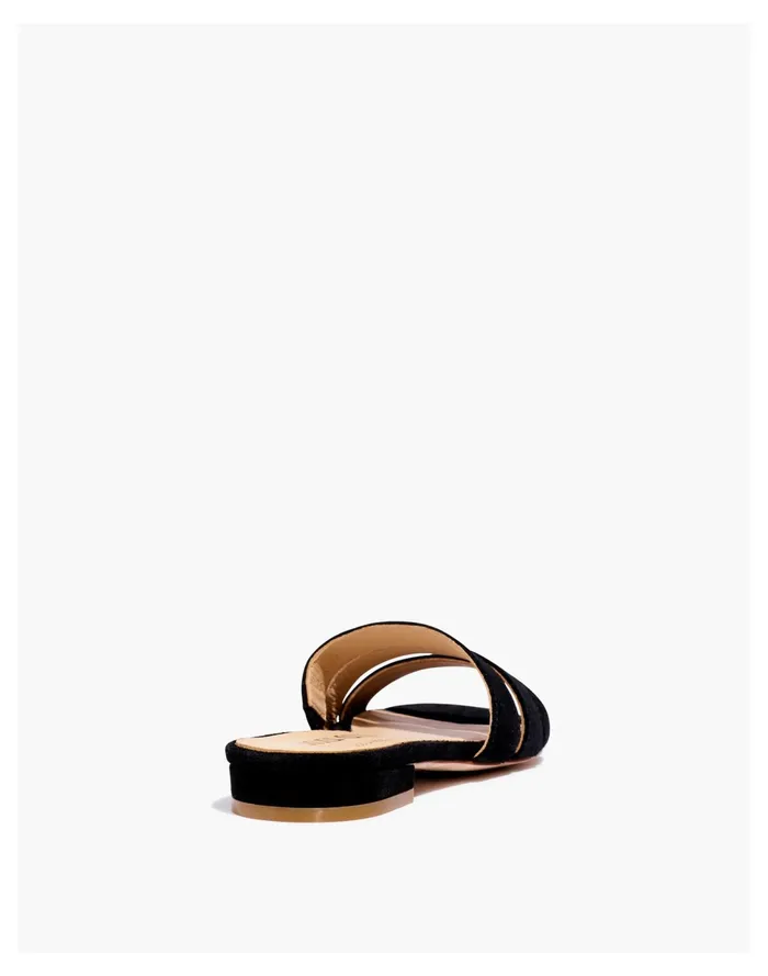 Women Maam Shoes X I Am A Voter Suede CJ Slide Sandals Black Madewell Sandals Women Maam Shoes X I Am A Voter Suede CJ Slide Sandals Black Madewell Sandals
