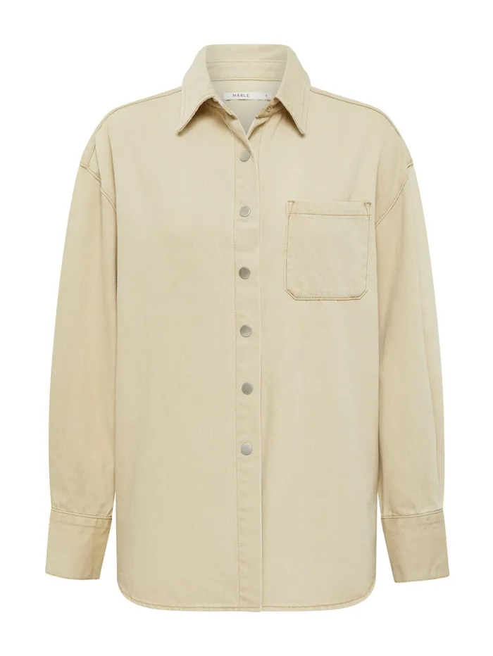 Women Marle 8211 Alfalfa Shirt In Beige Parsnip The UNDONE Tops