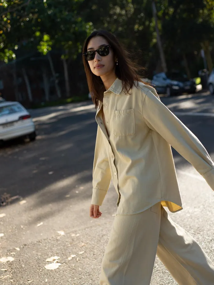 Women Marle 8211 Alfalfa Shirt In Beige Parsnip The UNDONE Tops