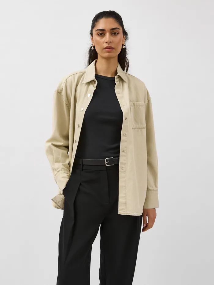 Women Marle 8211 Alfalfa Shirt In Beige Parsnip The UNDONE Tops
