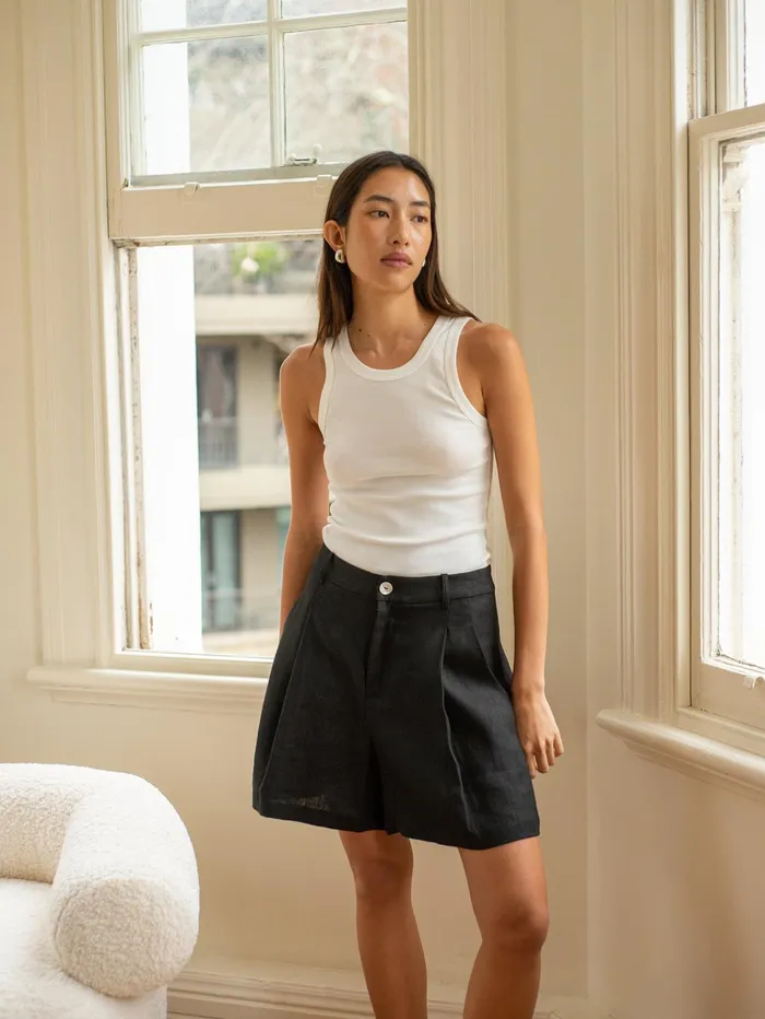Women Marle 8211 Raymond Short In Black The UNDONE Shorts