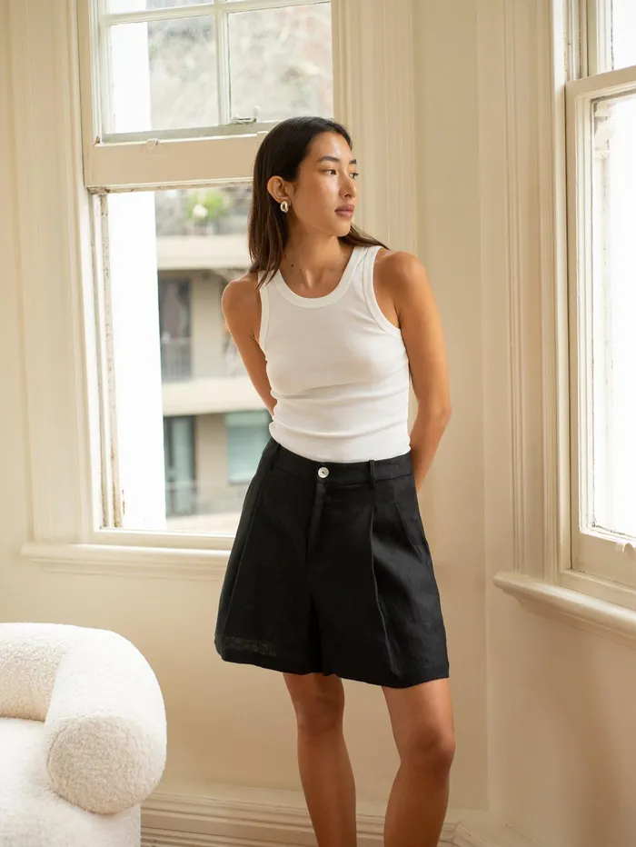 Women Marle 8211 Raymond Short In Black The UNDONE Shorts