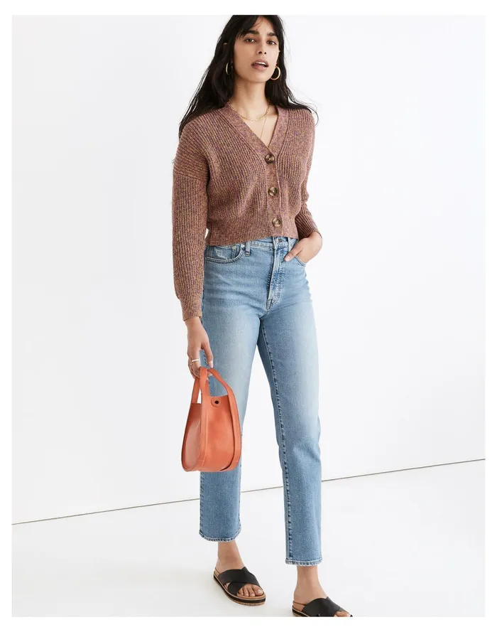 Women Marled Greywood Crop Cardigan Sweater Spacedye Bouquet Madewell Sweaters Women Marled Greywood Crop Cardigan Sweater Spacedye Bouquet Madewell Sweaters
