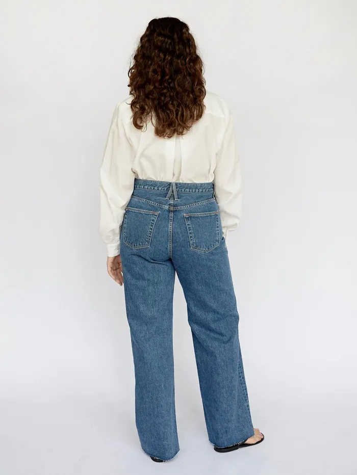 Women Matin 8211 White Classic Double Pocket Shirt The UNDONE Tops
