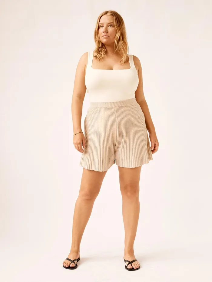 Women Matteau 8211 Ecru Classic Nineties Tank The UNDONE Tops