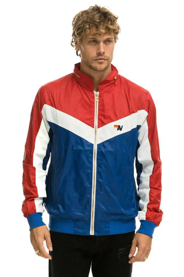Women MEN039S WINDBREAKER JACKET 8211 CLASSIC USA Aviator Nation Outerwear Women MEN039S WINDBREAKER JACKET 8211 CLASSIC USA Aviator Nation Outerwear