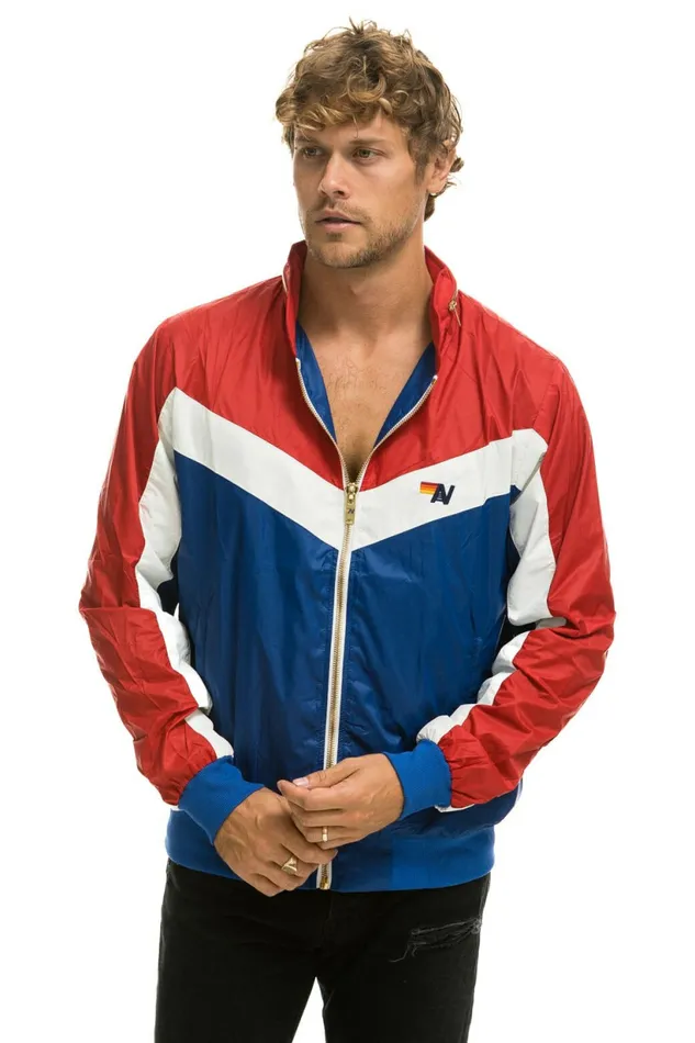 Women MEN039S WINDBREAKER JACKET 8211 CLASSIC USA Aviator Nation Outerwear Women MEN039S WINDBREAKER JACKET 8211 CLASSIC USA Aviator Nation Outerwear