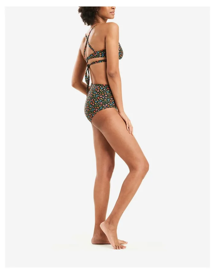 Women MOLOCO Jojo Nursing Bikini Top Black Multi Madewell Swim Women MOLOCO Jojo Nursing Bikini Top Black Multi Madewell Swim