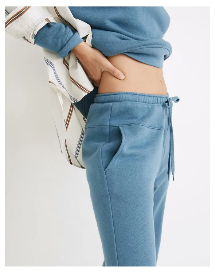 Women MWL Betterterry Jogger Sweatpants Distant Ocean Madewell MWL Athleisure