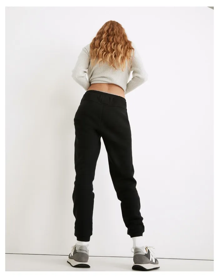 Women MWL Betterterry Jogger Sweatpants True Black Madewell MWL Athleisure Women MWL Betterterry Jogger Sweatpants True Black Madewell MWL Athleisure