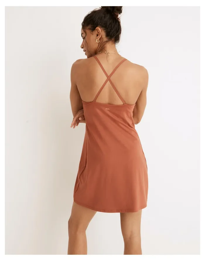 Women MWL Flex Fitness Dress Weathered Brick Madewell Activewear Women MWL Flex Fitness Dress Weathered Brick Madewell Activewear