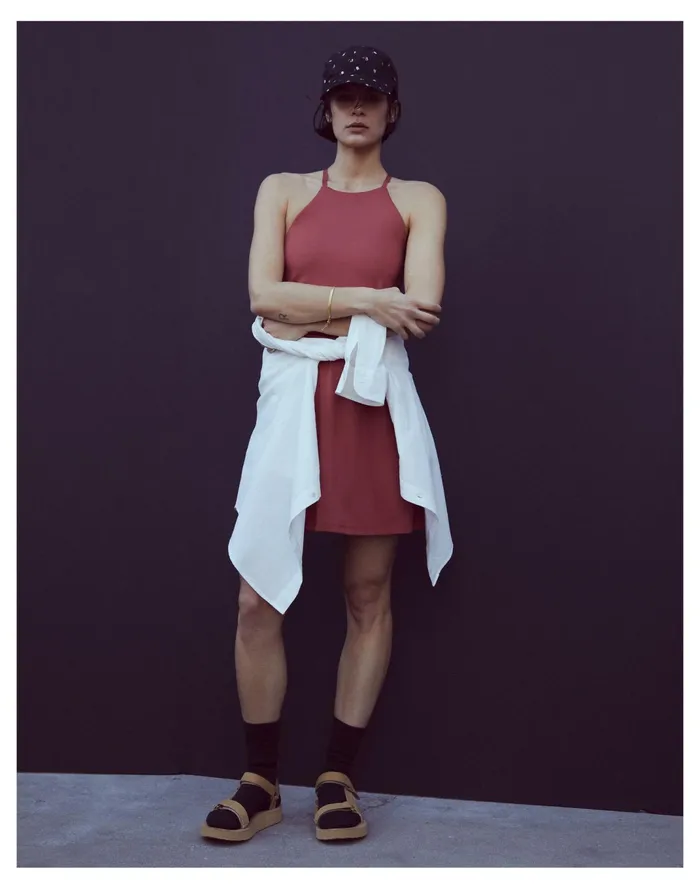Women MWL Flex Fitness Dress Weathered Brick Madewell Activewear Women MWL Flex Fitness Dress Weathered Brick Madewell Activewear