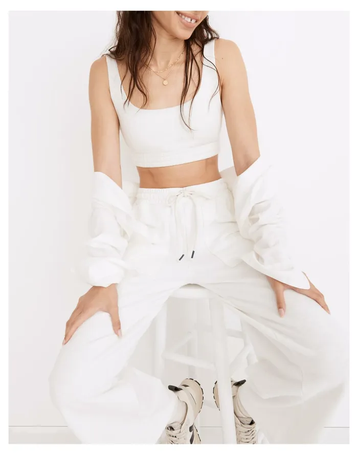Women MWL Sweatshirt Bralette Lighthouse Madewell MWL Athleisure Women MWL Sweatshirt Bralette Lighthouse Madewell MWL Athleisure