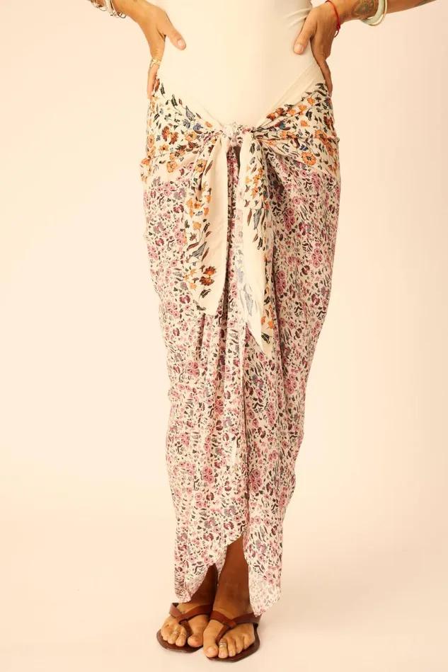 Women Natalie Martin Bottoms SarongScarf Petite Fleur Rose