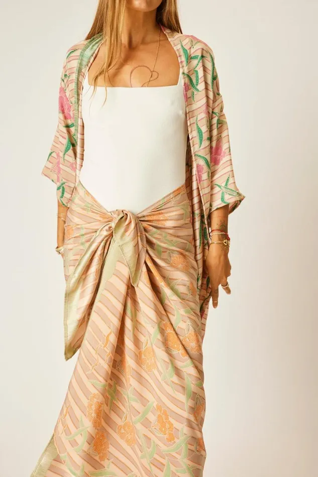 Women Natalie Martin Coverups Sarong Chamomile Apricot