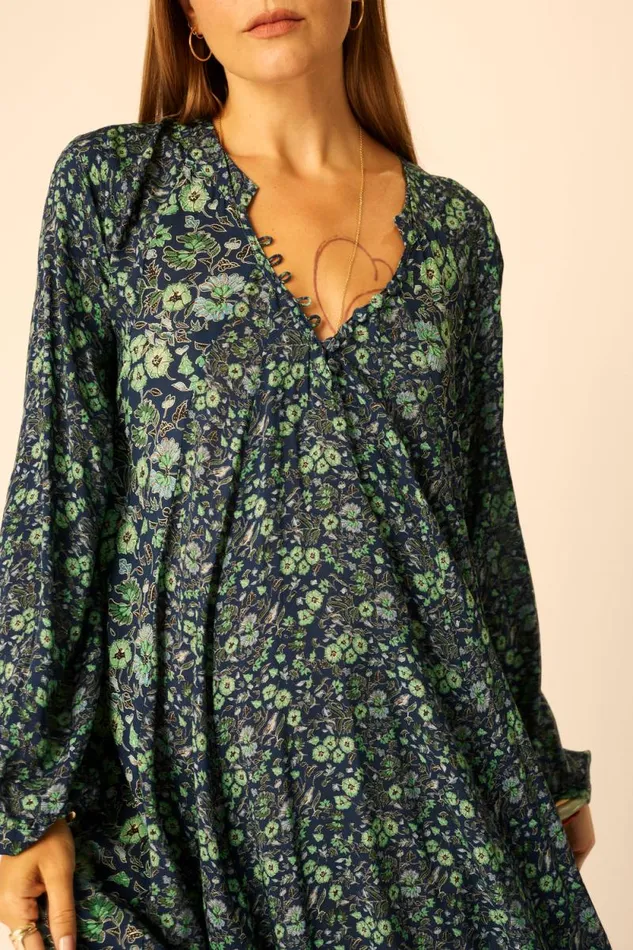 Women Natalie Martin Dresses Fiore Maxi Petite Fleur Marine