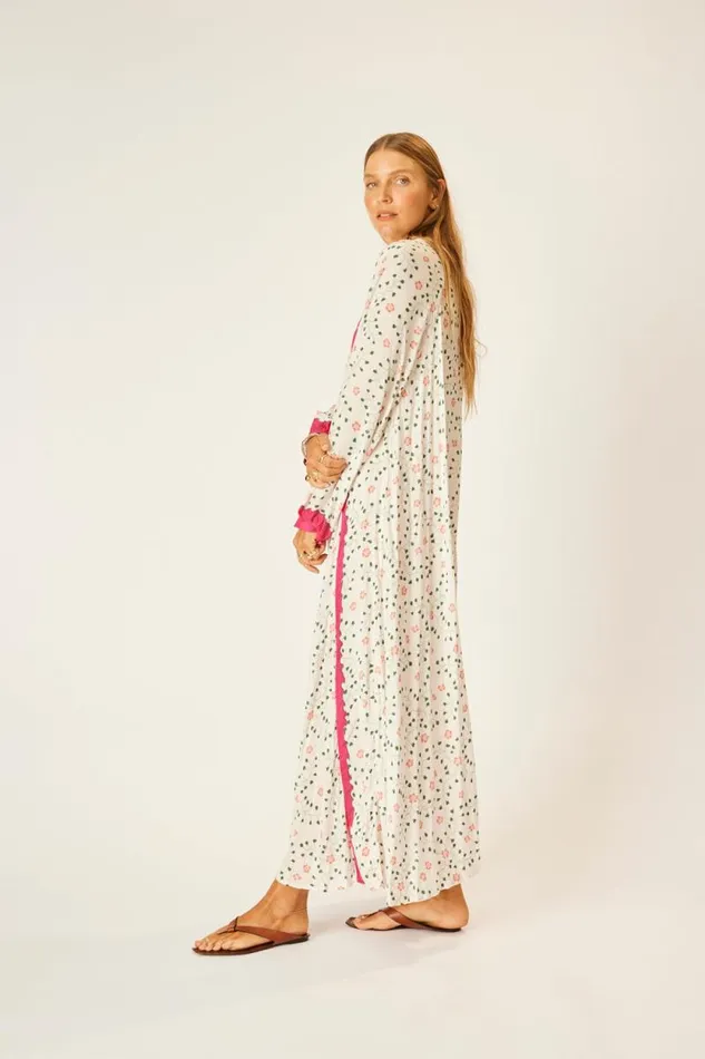 Women Natalie Martin Dresses Fiore Maxi Pinwheel Cotton