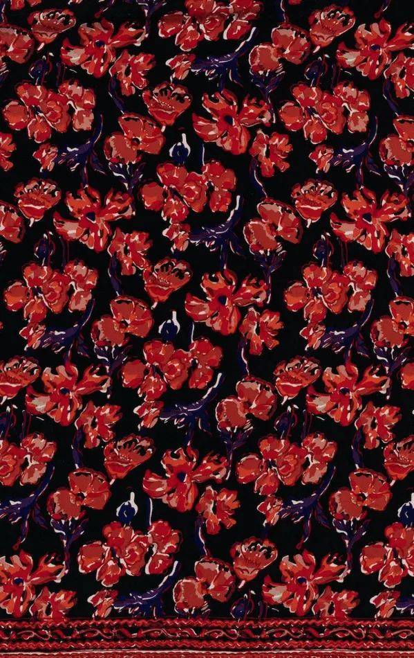 Women Natalie Martin Dresses Heather Maxi Silk Watercolor Print Onyx