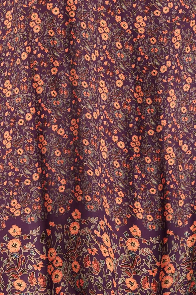 Women Natalie Martin Dresses Kate Long Sleeve Maxi Petite Fleur Noire