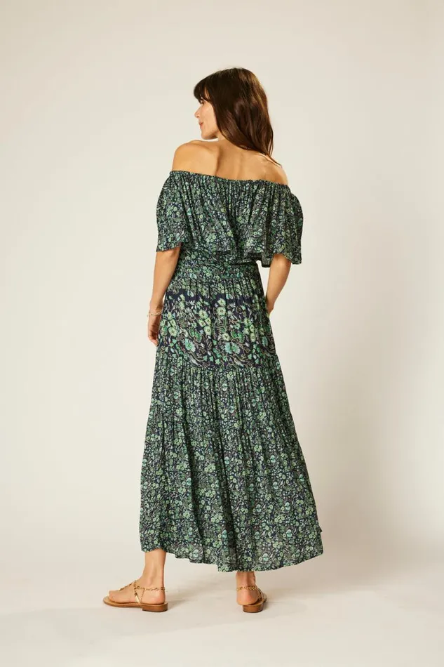 Women Natalie Martin Dresses Naomi Dress With Sash Petite Fleur Marine