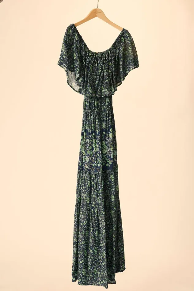 Women Natalie Martin Dresses Naomi Dress With Sash Petite Fleur Marine