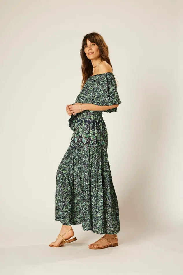 Women Natalie Martin Dresses Naomi Dress With Sash Petite Fleur Marine