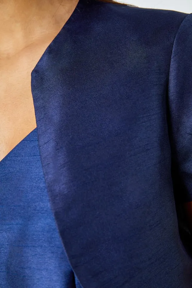Women Navy Short Cropped Bolero Roman Occasionwear