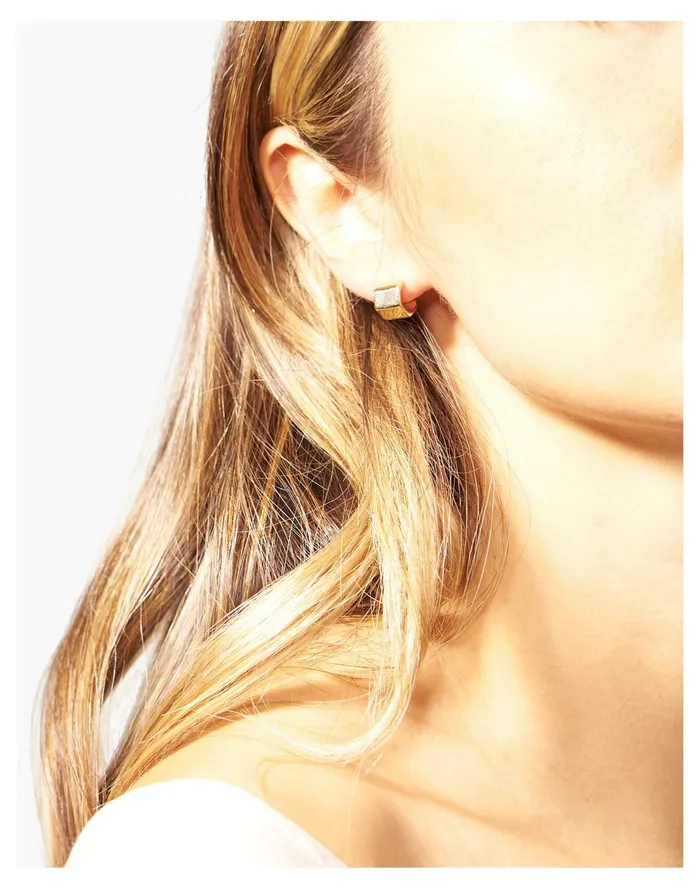 Women Odette New York Verrou Hoop Earrings Gold Madewell Earrings Women Odette New York Verrou Hoop Earrings Gold Madewell Earrings