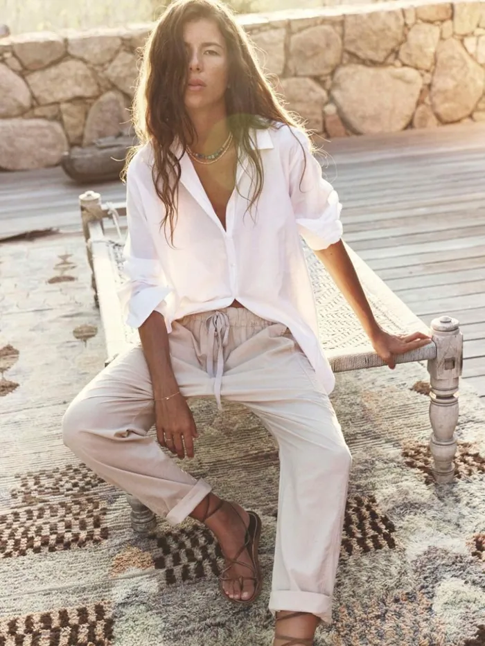 Women Pants and Jumpsuits Xirena Parchment Draper Pant