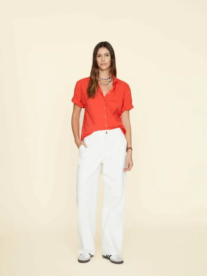 Women Pants and Jumpsuits Xirena White Garrett Denim Pant