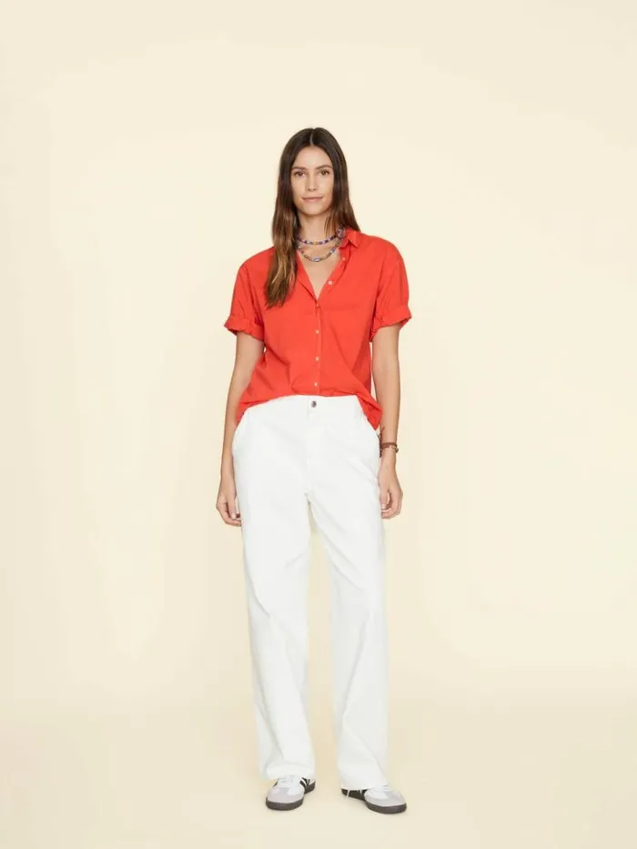 Women Pants and Jumpsuits Xirena White Garrett Denim Pant
