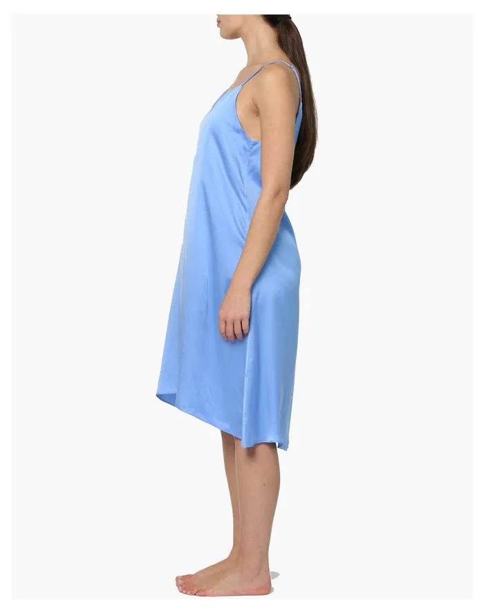 Women Papinelle Sleepwear Washable Silk Slip Nightie Blue Madewell Pajamas Women Papinelle Sleepwear Washable Silk Slip Nightie Blue Madewell Pajamas