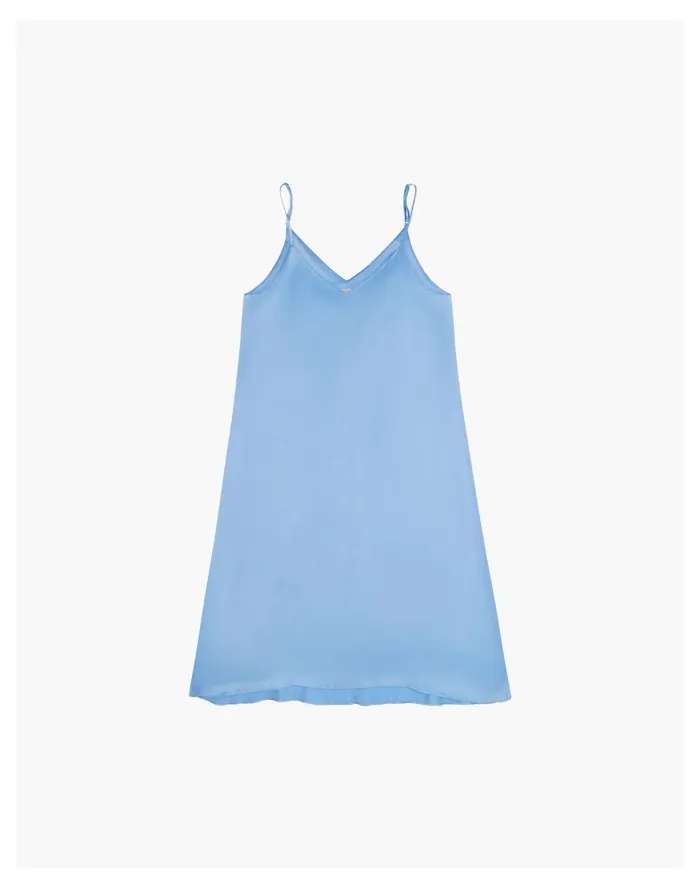 Women Papinelle Sleepwear Washable Silk Slip Nightie Blue Madewell Pajamas Women Papinelle Sleepwear Washable Silk Slip Nightie Blue Madewell Pajamas