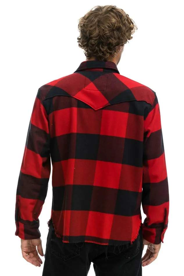 Women PLAID FLANNEL WESTERN SHIRT 8211 BUFFALO PLAID Aviator Nation UnisexTees Women PLAID FLANNEL WESTERN SHIRT 8211 BUFFALO PLAID Aviator Nation UnisexTees